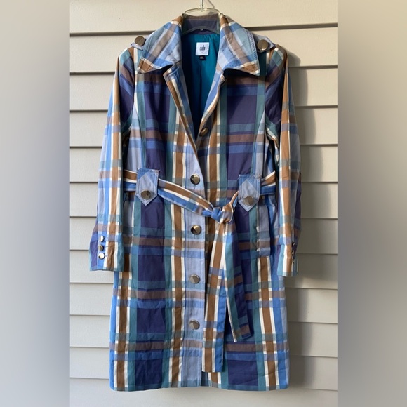 CAbi Jackets & Blazers - 🎁NWT CAbi Trendy Neutral Hughs Plaid Jacket- Great 4 Layering & Christmas Gift🎄